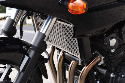 ラジエタコアガード SV CB400SB H-VTEC 05-07、CB400SB H-V REVO 08- ステンレスポリッシュ 0.18kg
