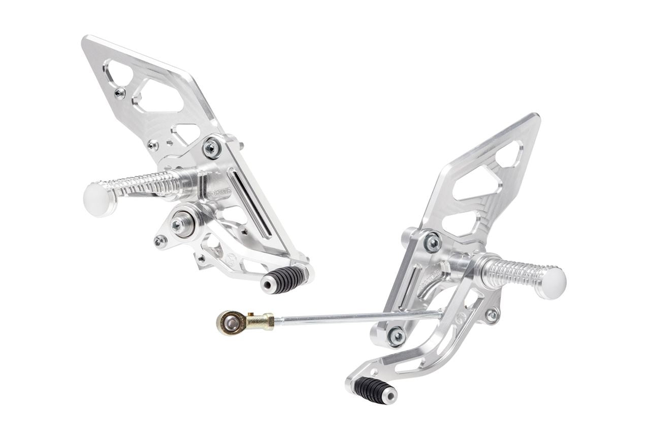 Rear Sets SV CB1300SF/SB 2014-2020 / 2021- Silver Anodized 899g 1 Set