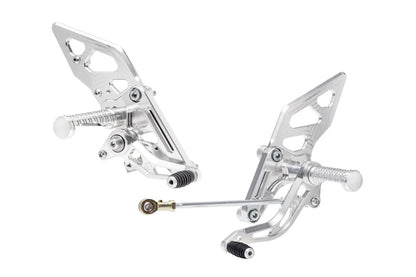 Rear Sets SV CB1300SF/SB 2014-2020 / 2021- Silver Anodized 899g 1 Set