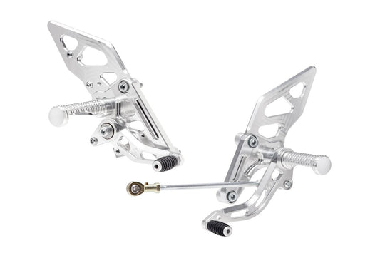 Rear Sets SV CB1300SF/SB 2014-2020 / 2021- Silver Anodized 899g 1 Set