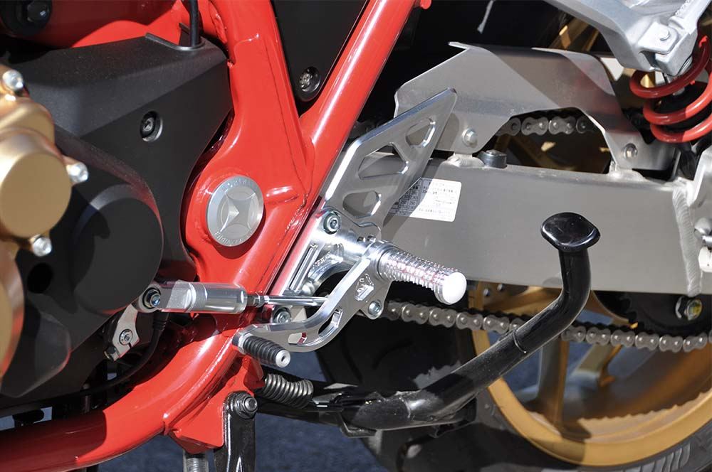 Rear Sets SV CB1300SF/SB 2014-2020 / 2021- Silver Anodized 899g 1 Set