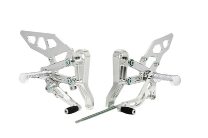 Rearset Kit CB125R 2018-2020/2021- Silver Anodized 1 Set