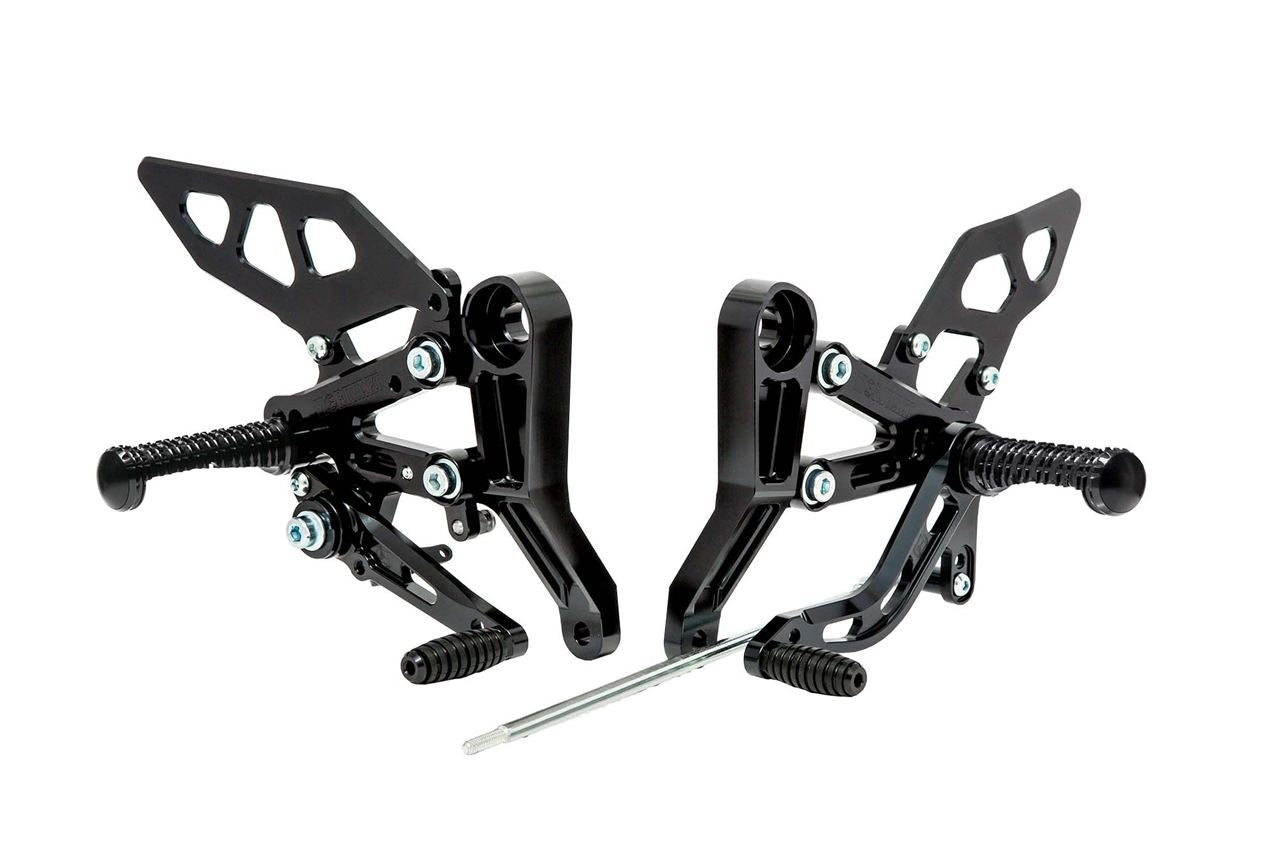 Rear Sets CB125R 2018-2020 / 2021- Black Anodized 1 Set