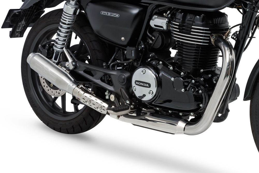Slip-on Exhaust Monster GB350 GB350S 2021-2022 Polished/Satin Hairline Finish
