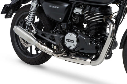 Slip-on Exhaust Monster GB350 GB350S 2021-2022 Polished/Satin Hairline Finish