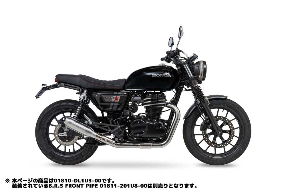 Slip-on Exhaust Monster GB350 GB350S 2021-2022 Polished/Satin Hairline Finish