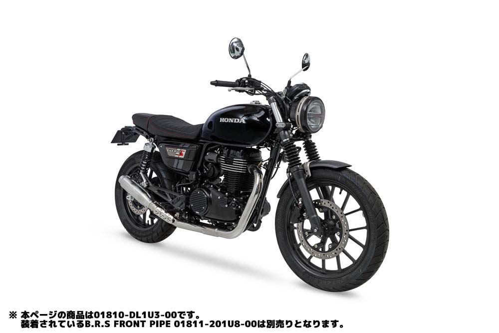 Slip-on Exhaust Monster GB350 GB350S 2021-2022 Polished/Satin Hairline Finish