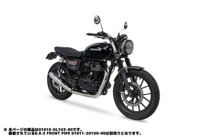 Slip-on Exhaust Monster GB350 GB350S 2021-2022 Polished/Satin Hairline Finish