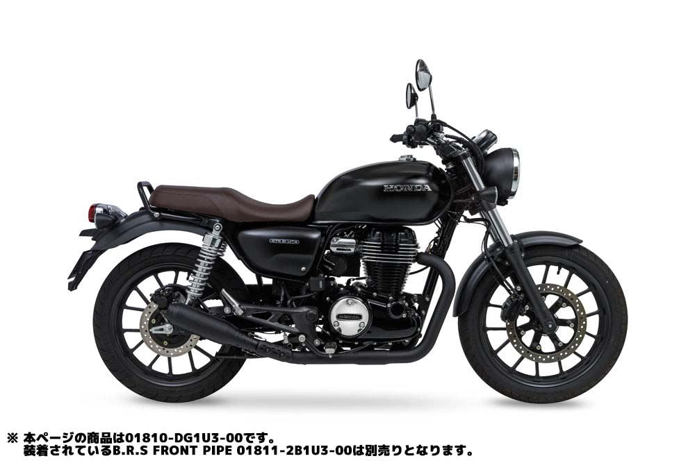 スリップオン エキゾースト モンスター GB350/GB350S 2021-2022 ブラック 耐熱黒塗装