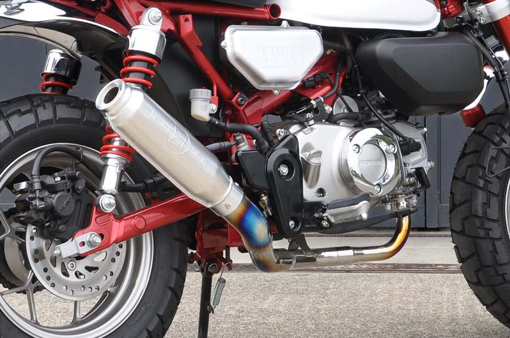 フルエキゾースト モンスター HG-Ti Monkey125 2018年-2021年 ヒートグラデーションチタ二ウム モンキー