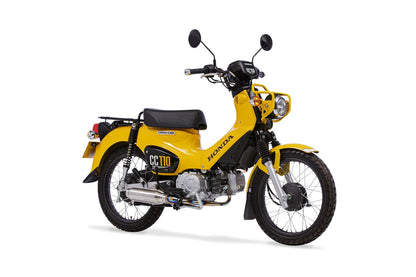 Full Exhaust Short Monster Super Cub 110 / Cross Cub 110 Exhaust Pipe Titanium Baked Color Heat Gradation
