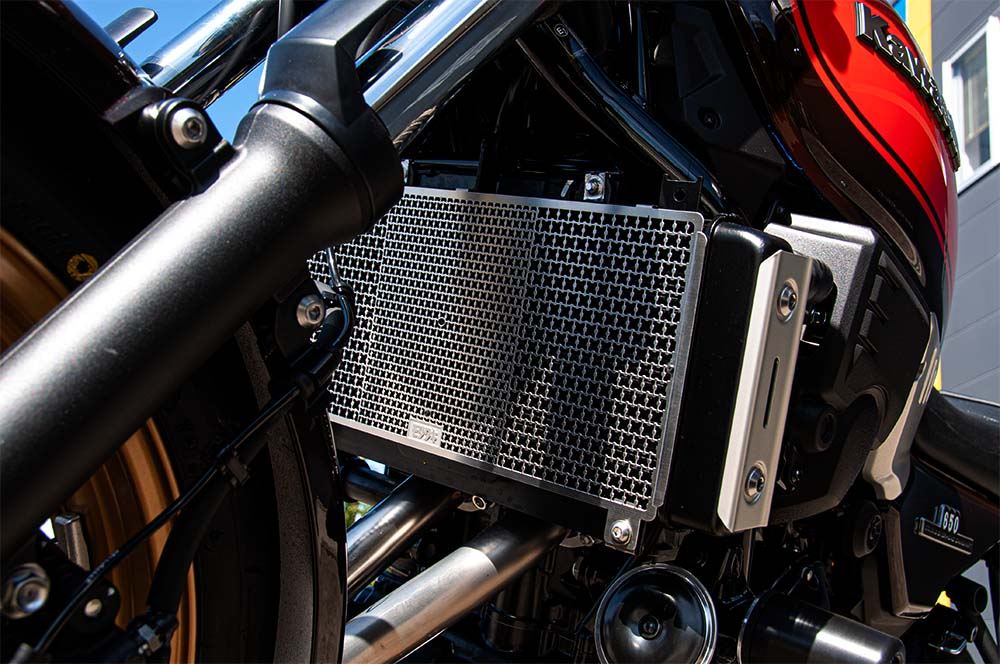 ラジエターコアガード SV Z650RS 2022-2023 2024- ステンレスポリッシュ