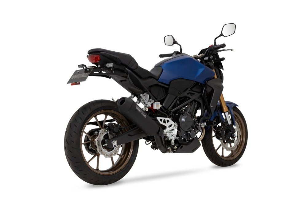 スリップオン エキゾースト ネオ クラシック CB250R 2022年- ブラック耐熱黒塗装
