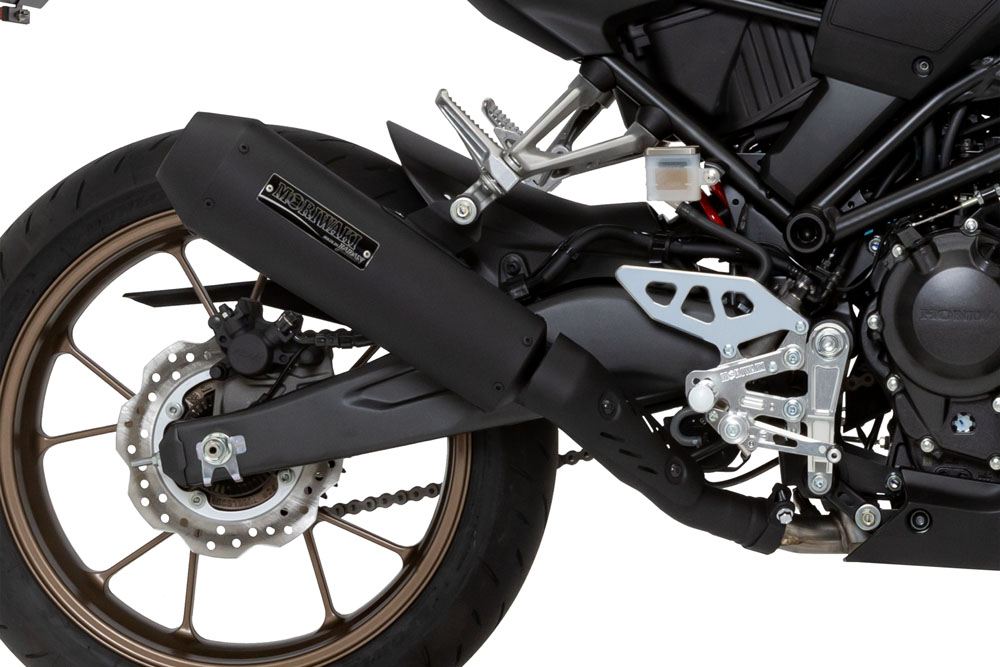 スリップオン エキゾースト ネオ クラシック CB250R 2022年- ブラック耐熱黒塗装