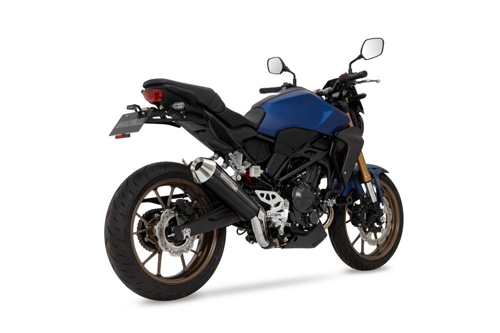 Slip-on Exhaust Neo Classic CB250R 2022- Black Pearl-Kai/Gloss Black