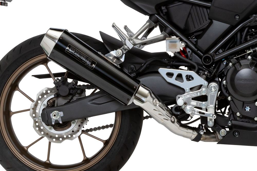 Slip-on Exhaust Neo Classic CB250R 2022- Black Pearl-Kai/Gloss Black