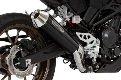 Slip-on Exhaust Neo Classic CB250R 2022- Black Pearl-Kai/Gloss Black
