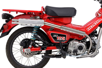 Full Exhaust System ROUGH GEAR CT125 20-22 Stainless Hairline Finish