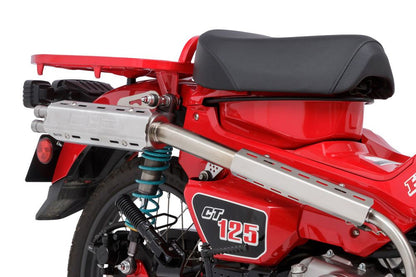 Full Exhaust System ROUGH GEAR CT125 20-22 Stainless Hairline Finish