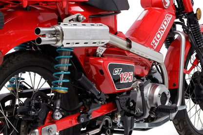 Full Exhaust System ROUGH GEAR CT125 20-22 Stainless Hairline Finish