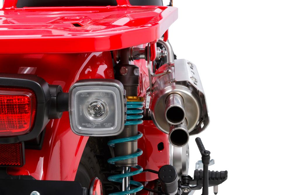 Full Exhaust System ROUGH GEAR CT125 20-22 Stainless Hairline Finish