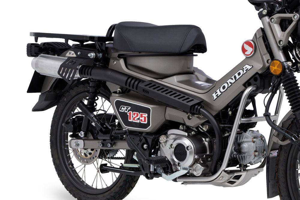 Full Exhaust Monster CT125 2023-24/25 Black Heat Resistant Black Coating