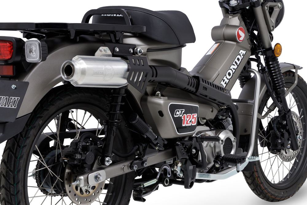 Full Exhaust Monster CT125 2023-24/25 Black Heat Resistant Black Coating