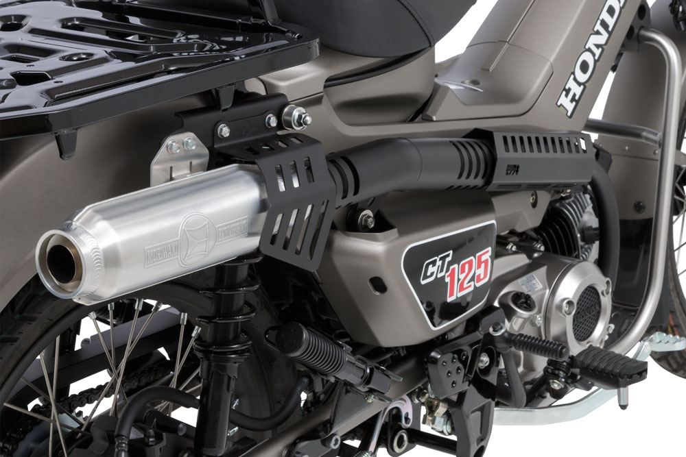 Full Exhaust Monster CT125 2023-24/25 Black Heat Resistant Black Coating