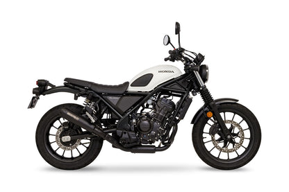 Full Exhaust Short Megaphone CL250 2023- Black Heat-Resistant Black Paint