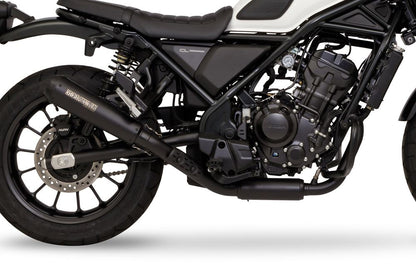 Full Exhaust Short Megaphone CL250 2023- Black Heat-Resistant Black Paint