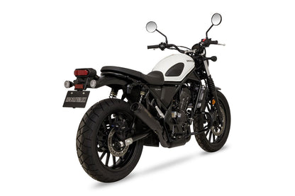 Full Exhaust Short Megaphone CL250 2023- Black Heat-Resistant Black Paint