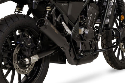 Full Exhaust Short Megaphone CL250 2023- Black Heat-Resistant Black Paint