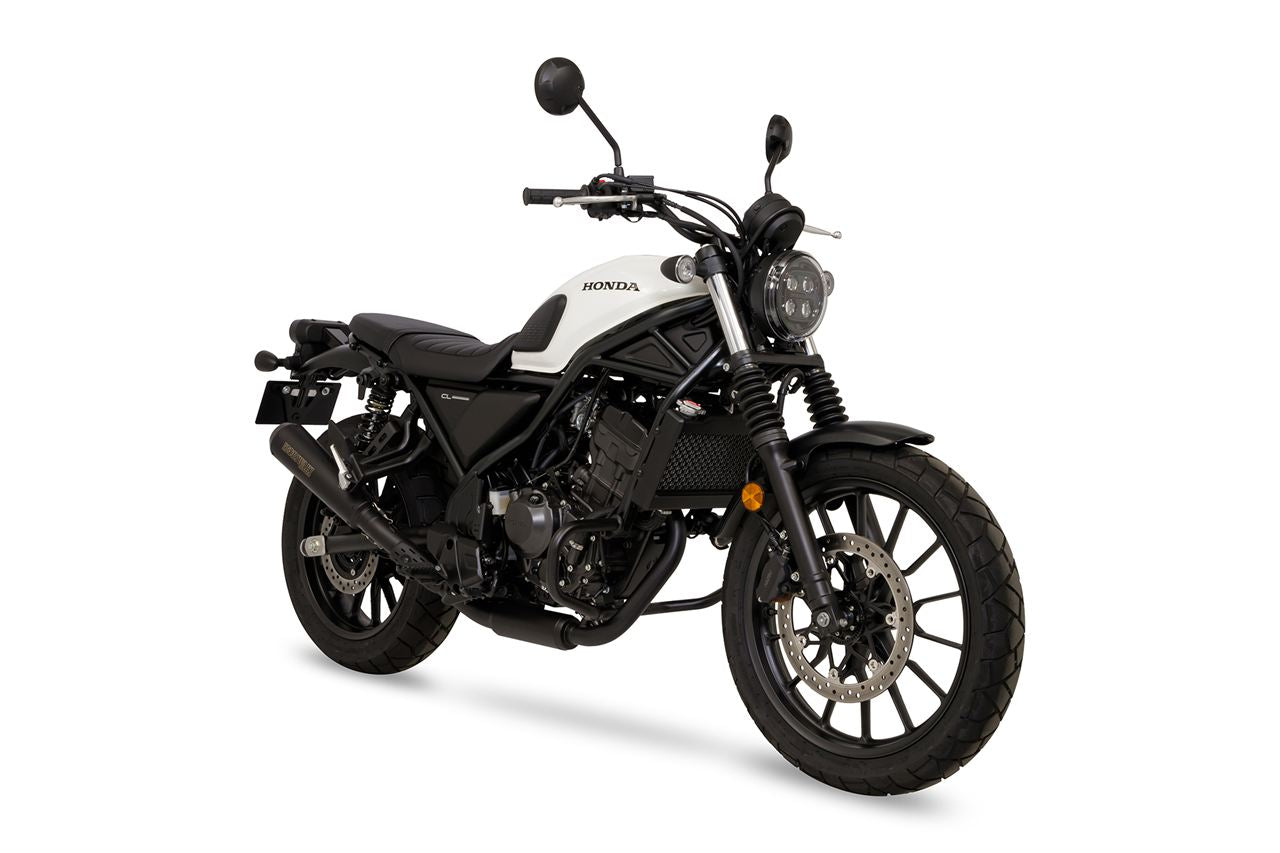 Full Exhaust Short Megaphone CL250 2023- Black Heat-Resistant Black Paint