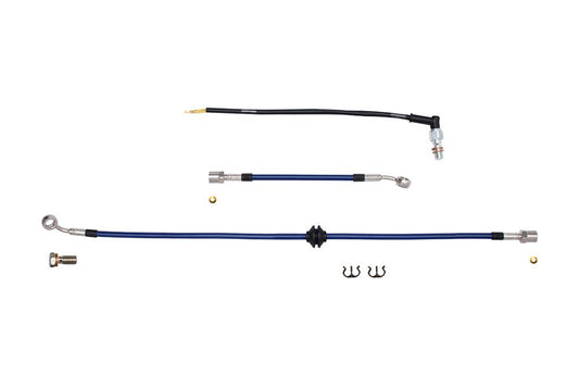 Brake Hose Kit Rear Z900RS MORIWAKI×SPEED BRAKES Clear Blue 1 Set