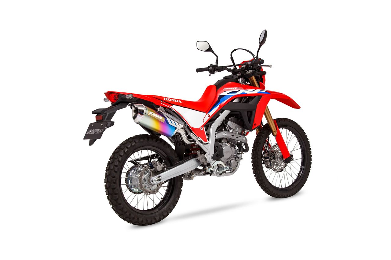 Slip-On Exhaust MX ANO CRF250L Rally '21-22/23- ANO Anodized Titanium Rally