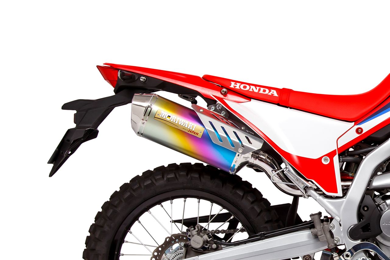 Slip-On Exhaust MX ANO CRF250L Rally '21-22/23- ANO Anodized Titanium Rally