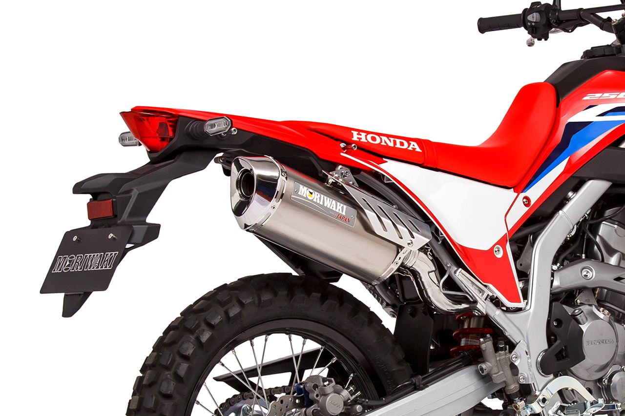 スリップオン エキゾースト MX CRF250L Rally '21-22/23- ホワイトチタン ラリー