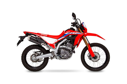 Slip-on Exhaust MX CRF250L Rally '21-22/23- Black Pearl-Kai/Gloss Black Rally