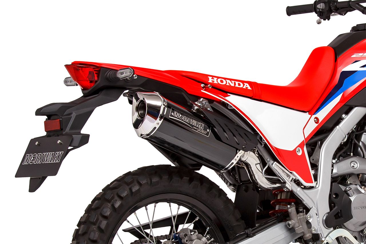 Slip-on Exhaust MX CRF250L Rally '21-22/23- Black Pearl-Kai/Gloss Black Rally