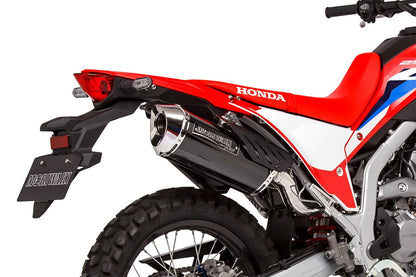 Slip-on Exhaust MX CRF250L Rally '21-22/23- Black Pearl-Kai/Gloss Black Rally