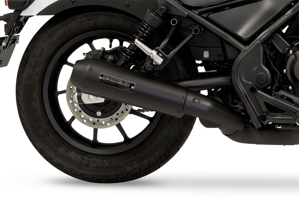Slip-on Exhaust Neo Classic Rebel 250 2023- Black Heat-Resistant Black Coating Rebel