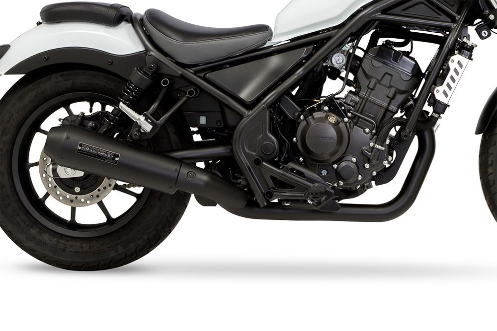 Slip-on Exhaust Neo Classic Rebel 250 2023- Black Heat-Resistant Black Coating Rebel