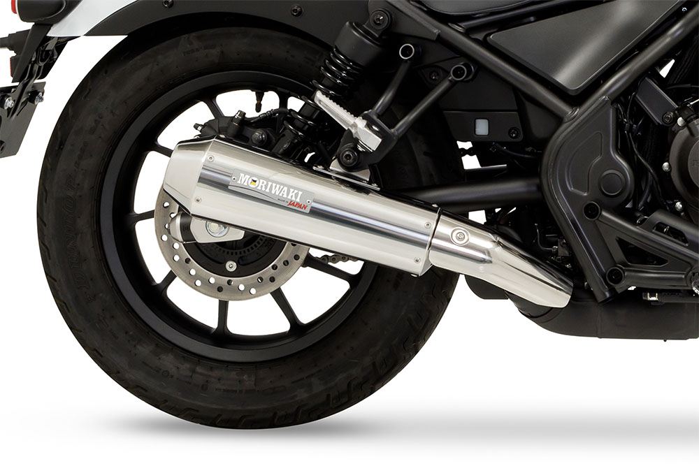 Slip-on Exhaust Neo Classic Rebel 250 2023- SUS Stainless Steel Polish Rebel