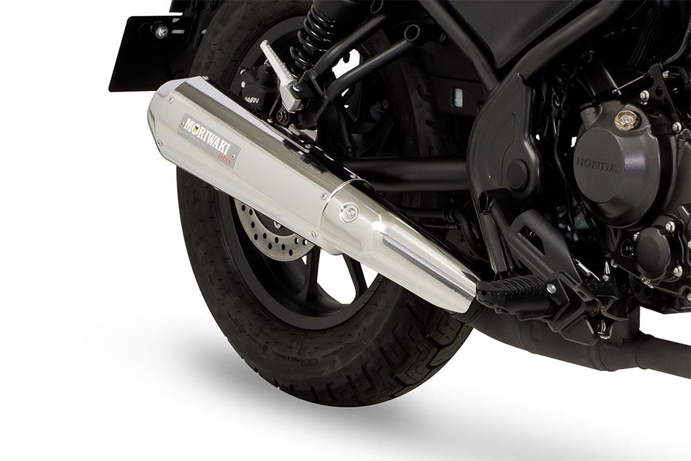Slip-on Exhaust Neo Classic Rebel 250 2023- SUS Stainless Steel Polish Rebel