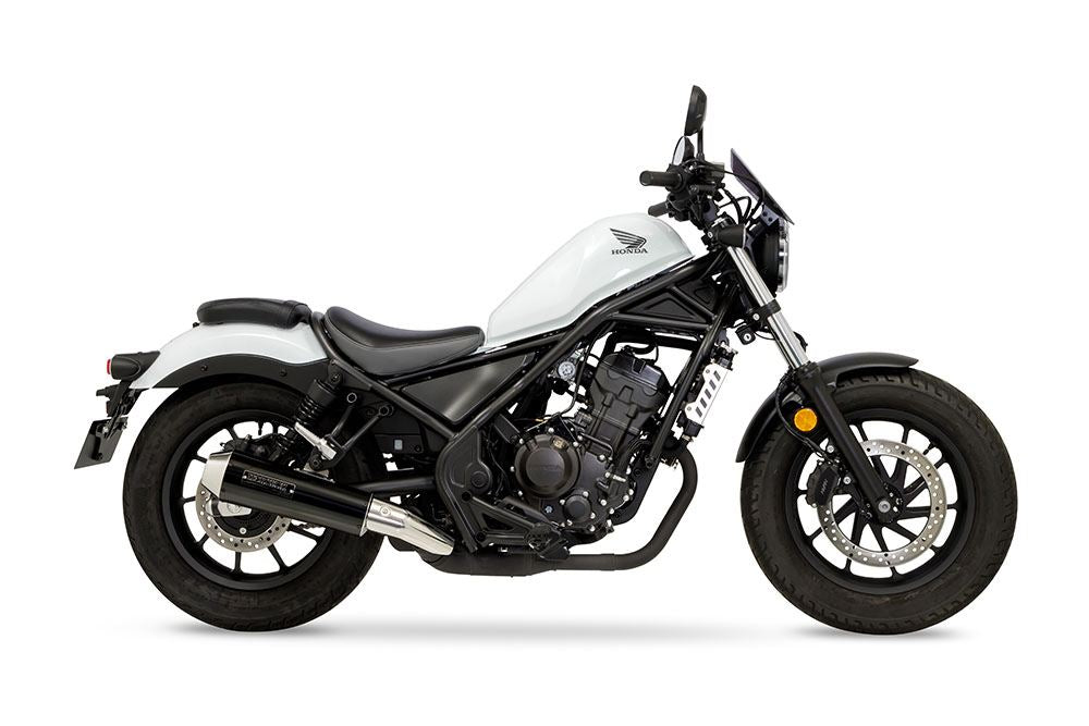 Slip-on Exhaust Neo Classic REBEL250 2023- Black Pearl-kai/Gloss Black Rebel