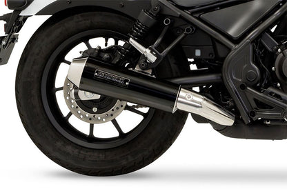 Slip-on Exhaust Neo Classic REBEL250 2023- Black Pearl-kai/Gloss Black Rebel