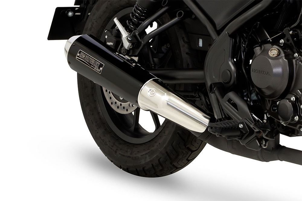 Slip-on Exhaust Neo Classic REBEL250 2023- Black Pearl-kai/Gloss Black Rebel