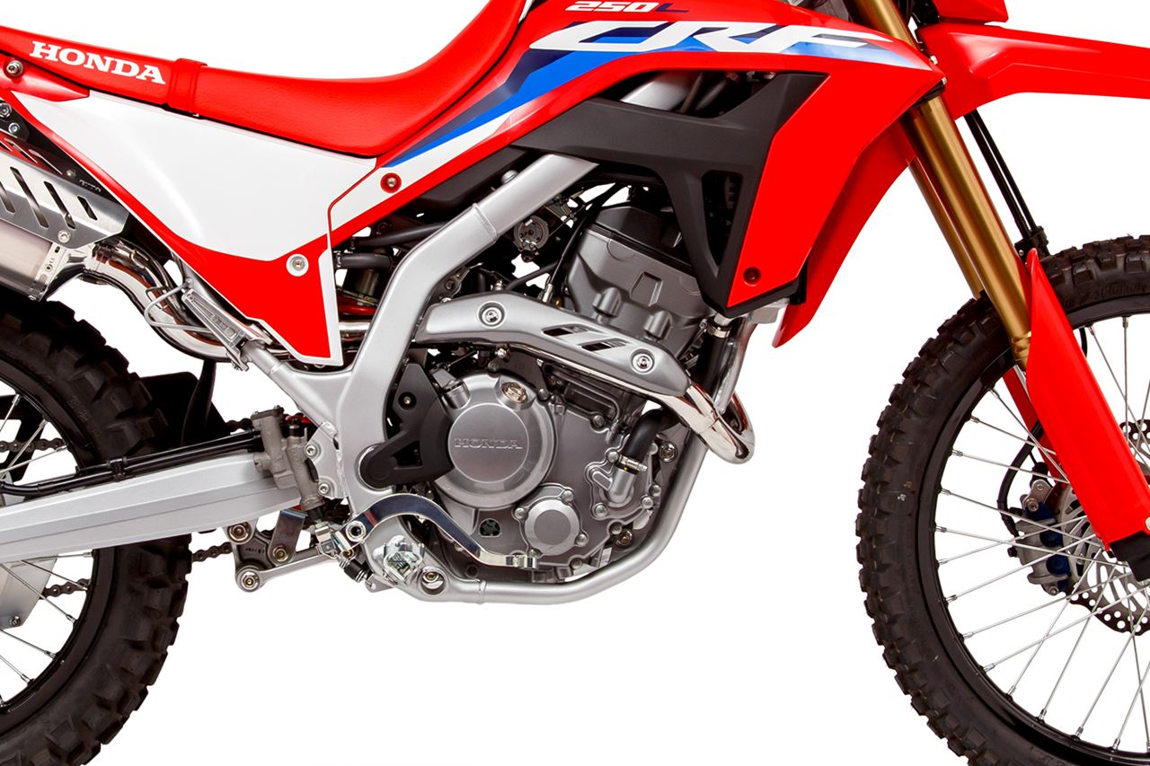 BRS Front Pipe SUS CRF250L/Rally 2021-2022/2023- SUS Stainless Polished Rally