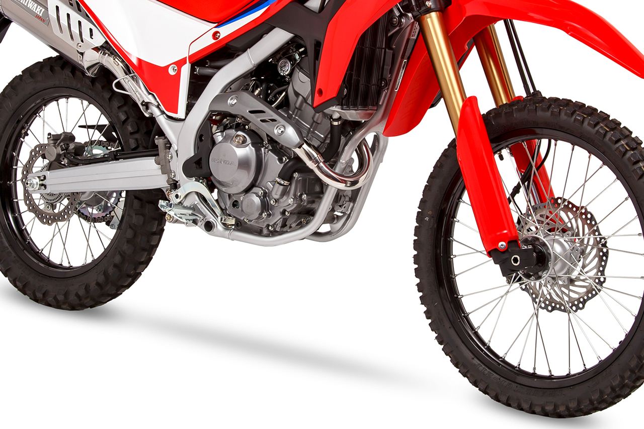 BRS Front Pipe SUS CRF250L/Rally 2021-2022/2023- SUS Stainless Polished Rally