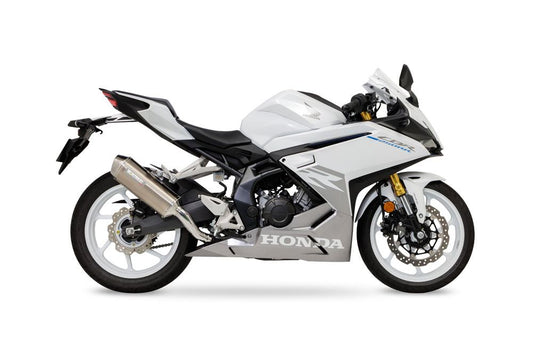 Slip-on Exhaust MX CBR250RR 23- White Titanium